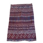 Maeve Anthropologie Carolina Knit Pencil Skirt XL Multicolor Geometric Midi Photo 13