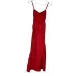 Anna October Waterlily Midi Dress Red Size XS Photo 5