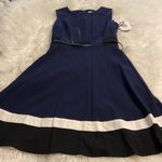 Calvin Klein  Dress brand new with tag size 6 with belt around waist Photo 10