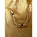 Lucky Brand Gauzy Tier Midi Dress Tie Strap NO SIZE ~Fits Large / L Measurements Photo 3