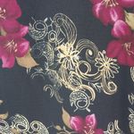 Laura Scott  20W Black Red Blooms Top Plus Photo 6