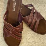 EastLand  maroon sandals size 11 Photo 0