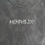 The Mountain  NEON PAINTED TIGER FACE GRAPHIC PRINT SWEATSHIRT ACID BLEACH WASH L Photo 9