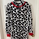 Dalmatian Dog Costume Fleece Adult L Halloween Cosplay Pajamas Jumpsuit White Size L Photo 3
