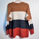 Madewell Women’s Striped Baxter Sweater Tunic Wool Cotton Blend Medium Photo 3