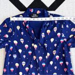 Moon Collection The Hot Air Balloon Tie Neck Mini Shift Dress Small Photo 5