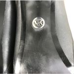Michael Kors MICHAEL Lawson Open Toe Leather Bootie Sz 9 Black High Heel Holiday Photo 8