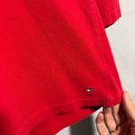 Tommy Hilfiger VTG Y2K Red 3/4 Sleeve Collared Polo Shirt Womens XL Bloke Core Photo 3