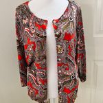 Dress Barn Printed Cardigan Sweater Photo 0