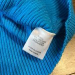 superdown  Ribbed Blue Tube Top Strapless Glitter Metallic Strapless M Photo 3