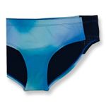 Nike  Bikini Swim Bottom Vacation Ready Comfortable Bold Tie-Dye Blue W US L NWT Photo 2