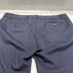 Theory  Dark Blue Pinstripe, Wool, Wide-Leg Pants Photo 6