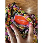 LA DOUBLEJ A line Suitcase Dress Tripping Nero in Fluid Jersey size XS Orange Photo 12