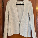 Christopher & Banks  Cream Cardigan with Buckle Photo 0