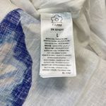 Farm Rio NWOT  Linen Off-White Blue Foliage Maxi Dress Size L Photo 13