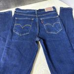 Levi's Women's Dark Blue 720 High Rise Super Skinny Jeans Photo 3