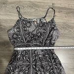 Faded Glory  Women Black Gray Patterned Halter Neck Elastic Waist Maxi Dress XL Photo 10