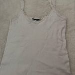 Brandy Melville  White Tank Top Lace Photo 0