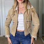 Dollhouse Vintage  tan corduroy jacket with faux fur lining Photo 1