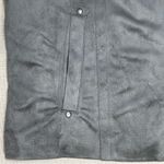 Christopher & Banks | Gray Zip-Up Faux Suede Jacket | PXL Photo 6