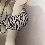 Shade & Shore New Women’s  Zebra Print 34 C Bikini Top NWT Photo 6