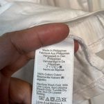 J.Crew  Organic Cotton Slub Long Sleeve White Shirt Size Large EUC #0504-OC Photo 3