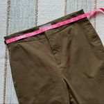 Everlane  The Fixed Waist Stretch Military Green Cropped Pants Women’s Size 10 Photo 5