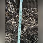 Christopher & Banks  Paisley‎ Lace Button Up Light Jacket Size L Black/White Long Photo 7