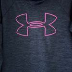 Under Armour Cold Gear Hoodie Loose M Navy Pink Activewear Running Casual Warm Photo 4