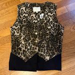 Chic Leopard Print denim waistcoat Photo 5