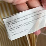 C/MEO COLLECTIVE  gold striped button down tie blouse Photo 2