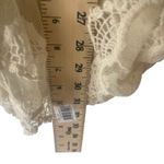 Anthropologie  Entro Women's Size Small Cream Crochet Lace Top‎ Photo 8
