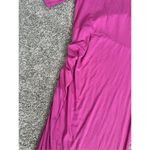 Betabrand Drape Jersey Stretch Midi Dress Pink Women’s M Ruched Fitted Rayon Photo 10