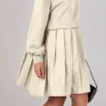 Anrabess Beige Pleated Dress Photo 0