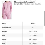 Year of Ours Pink Cropped Sweatshirt Photo 8