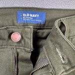Old Navy  Rockstar Pants Womens 10 Regular Mid Rise Olive Green Skinny Slim Y2K Photo 4