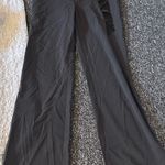 Elegant Gray Satin Bow Women's Trousers Size 8 Photo 7