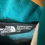The North Face  Womens HYVENT Rain Hooded Jacket Size L Turquoise Outdoor Active Photo 2