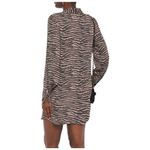 Joie NWT  Zebra Talma Long Sleeve Mini Shift Shirt Dress Photo 1