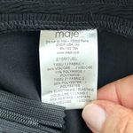 Maje Rituel Mini Mesh-Paneled Dress in Black Size 2 Photo 8