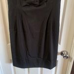 Donna Ricco  NY Black Ruffle Scoop Neck Dress 8 Photo 5