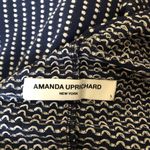 Amanda Uprichard  Polka Dot One Shoulder Ruffle Mini Dress Size S Photo 5