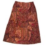 Orvis  Rich Paisley Pleated Skirt Photo 1