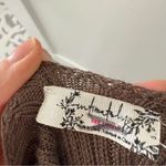Free People  Intimately Brown Taupe Knit Razorback Tank Size Small NWOT Photo 5