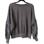 Young Fabulous and Broke On The Road Bella Faux Fur Bell Sleeves Sweatshirt Small Photo 2