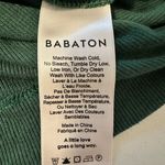Babaton  Baby Tee Green 3/4 length sleeve, ribbed, soft, crew‎ neck Size Small Photo 3