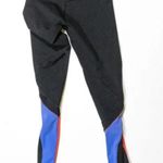 925 Fit Active Women's High Rise Athletic Work Out Black Colorful Leggings Pants Photo 2