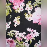 C Brand 3 Button Duster Floral Kimono Size Medium Black Photo 7
