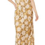 Madewell  Angelina Chamomile Tea Yellow Floral Flutter Sleeve Maxi Dress Size 0 Photo 0