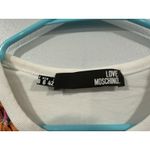 Moschino Love  Floral White Short Sleeve Shirt Women's Size US 6 Photo 3